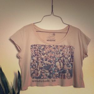 CROPPED WOODSTOCK TEE